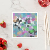 Serviette En Papier Colorful Confeti (En situation)