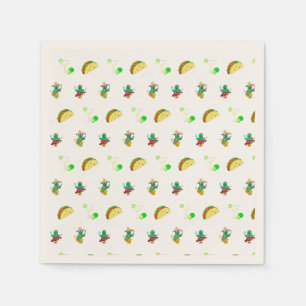 Serviette En Papier Colorful Festive Cinco de Mayo 2025 Dancing Cactus