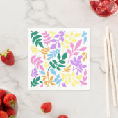Serviette En Papier Colorful foliage (En situation)