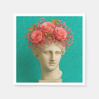 Serviette En Papier Colorful Greek Ancient Napkins.