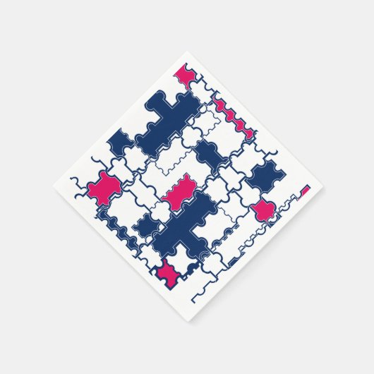 Serviette En Papier Colorful pattern (Coin)