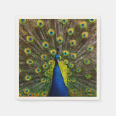 Serviette En Papier Colorful peacock (Devant)