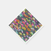 Serviette En Papier Colorful Umbrella Pattern (Coin)