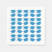 SERVIETTE EN PAPIER COLUMBIA BLEUE GRADUER PAPIER NAPKINS (Devant)