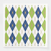 Serviette En Papier Combinaison de couleurs Rhombus 4 (Devant)