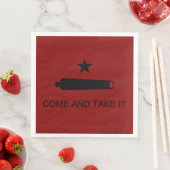 Serviette En Papier Come & Take It ! Flag de Texas State (En situation)