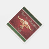 Serviette En Papier Comique Longhorn Steer (Coin)