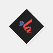 Serviette En Papier Comma La 2024 Pour L'Élection Présidentielle 2024  (Coin)