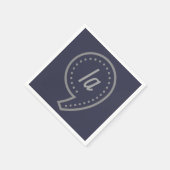 Serviette En Papier Comma la Kamala Harris (Coin)