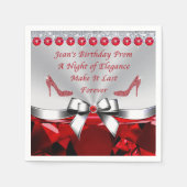 Serviette En Papier Commande spéciale pour Jean, 64e anniversaire serv (Devant)