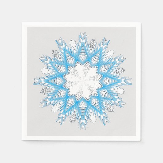 Serviette En Papier Comme Les Mouches À Neige (Devant)