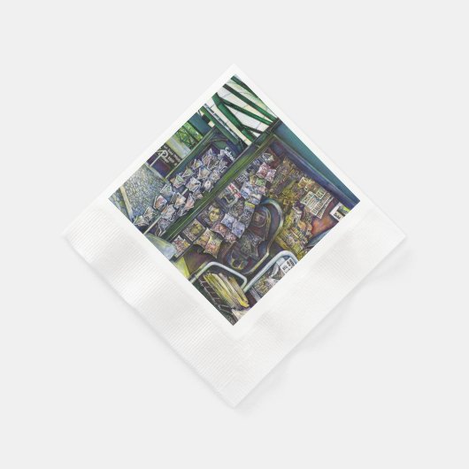 Serviette En Papier Comment Est-Ce Qu'Une Image, Sans imagination ? (Coin)