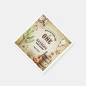 Serviette En Papier Comment l'Occident était un premier anniversaire (Coin)