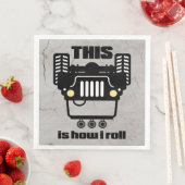 Serviette En Papier Comment rouler | 4x4 Camion-remorque tout terrain (En situation)