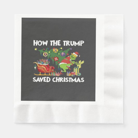 Serviette En Papier Comment Trump a sauvé Noël (Devant)