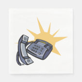 Serviette En Papier Communications téléphoniques (Devant)
