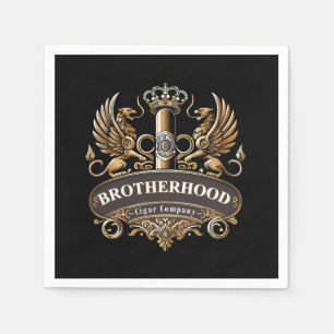 Serviette En Papier Compagnie de cigares Brotherhood 