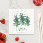 Serviette En Papier Compagnie forestière d'hiver (En situation)