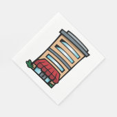 Serviette En Papier Complexe de construction (Coin)
