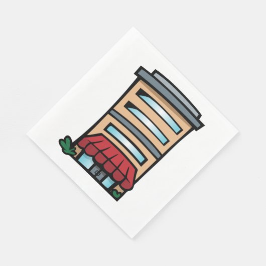 Serviette En Papier Complexe de construction (Coin)