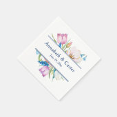 Serviette En Papier Composition de jardin pour réception de mariage (Coin)