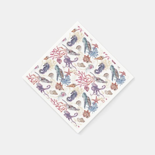 Serviette En Papier Composition de l'eau souterraine Conception 1 (Coin)