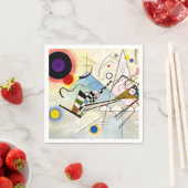 Serviette En Papier Composition Kandinsky 8 (En situation)