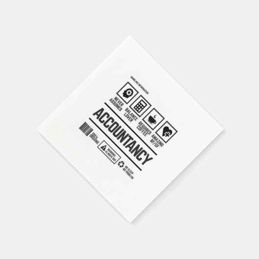 Serviette En Papier comptabilité (Coin)