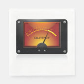 Serviette En Papier Compteur de signal (Devant)