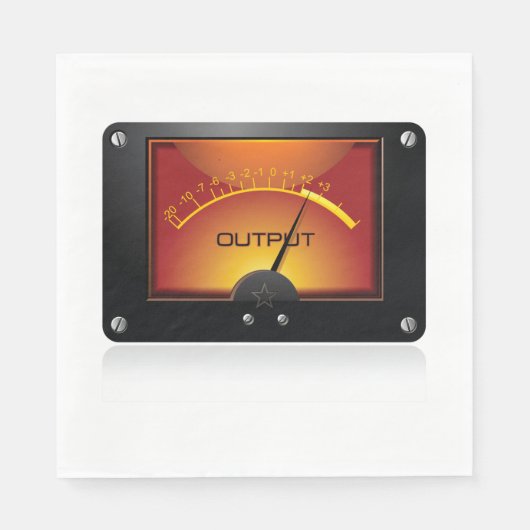 Serviette En Papier Compteur de signal (Devant)