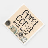 Serviette En Papier Comté alimentaire et pantalons gras Convivial Than (Coin)