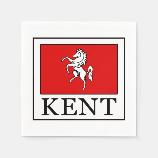 Serviette En Papier Comté de Kent (Devant)