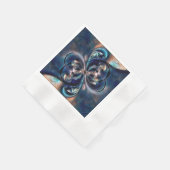 Serviette En Papier Conception (Coin)