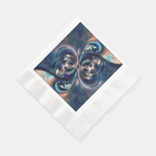 Serviette En Papier Conception (Coin)