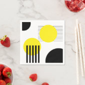 Serviette En Papier Conception abstraite (En situation)