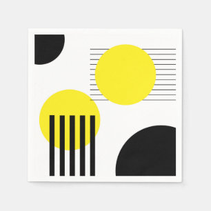 Serviette En Papier Conception abstraite