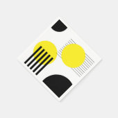 Serviette En Papier Conception abstraite (Coin)