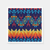 Serviette En Papier Conception abstraite de la conception tribale (Devant)