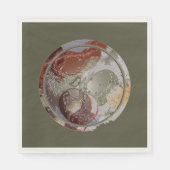 Serviette En Papier Conception abstraite de légumes 3D (Devant)