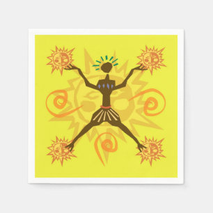 Serviette En Papier Conception africaine