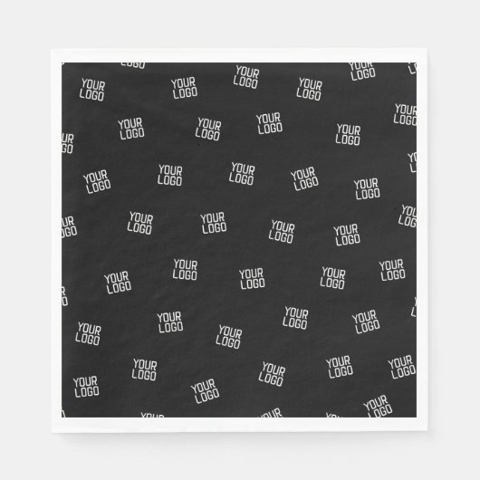 Serviette En Papier Conception aléatoire, logo ou image d'entreprise (Devant)