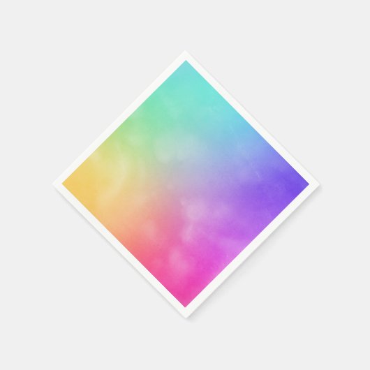 Serviette En Papier Conception arc-en-ciel Abstraite (Coin)