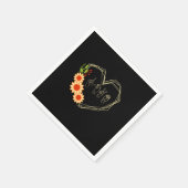 Serviette En Papier conception asl-love-sign (Coin)