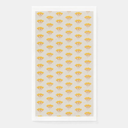 Serviette En Papier conception botanique printanière (Devant)
