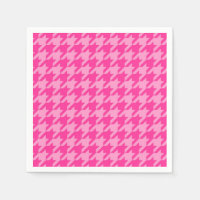 Conception carreaux à motif pied de poule rose cha