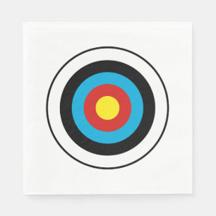 Serviette En Papier Conception cible Bullseye