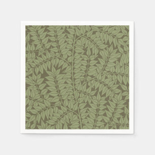 Serviette En Papier Conception classique Art Nouveau de branche de Wil