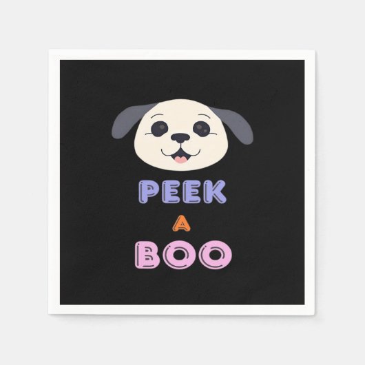 Serviette En Papier Conception de base Peekaboo (Devant)