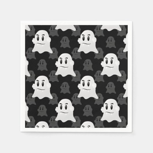 Serviette En Papier Conception de blob Ghost (Devant)