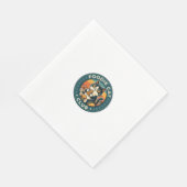 Serviette En Papier Conception de chat de nourriture Chaton mignon - C (Coin)